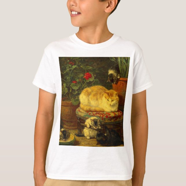 Kittens vid Play T Shirt (Framsida)