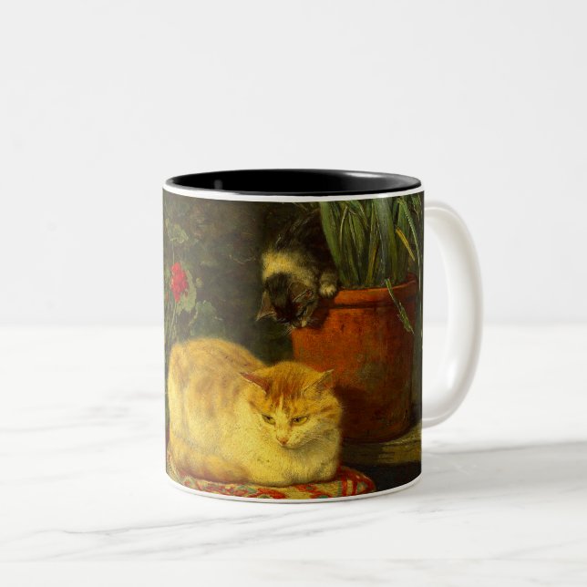 Kittens vid Play Två-Tonad Mugg (Framsida höger)