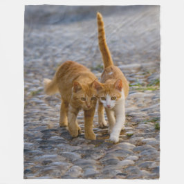 Kittens Walk, Cute Suppleant, Väg - mjuk Fleecefilt