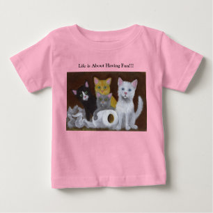 Kittens With Roligt Baby T-Shirt