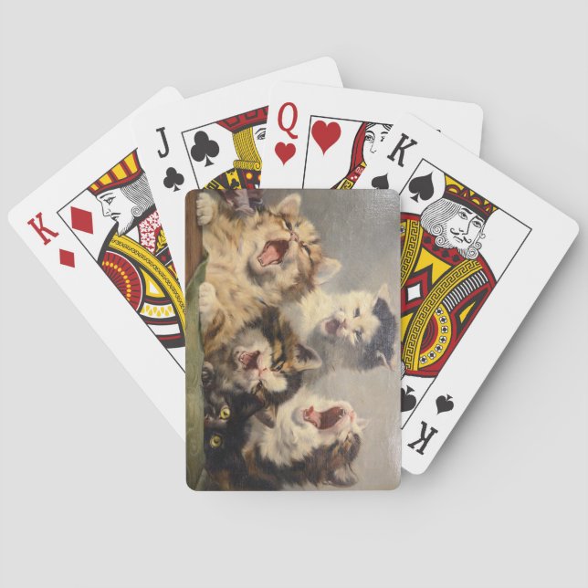 Kittensymfoni av Julius Adam II Casinokort (Baksidan)