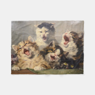 Kittensymfoni av Julius Adam II Fleecefilt
