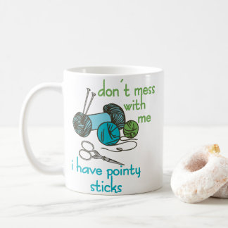 Kittering av Nål Kaffemugg