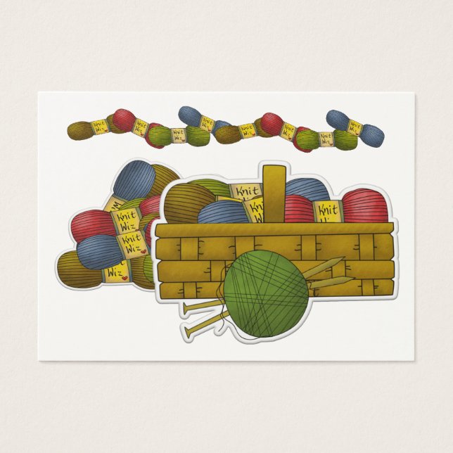 Kittering av presenthölje/Crafter Card Visitkort (Framsidan)