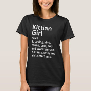 Kittian Girl Saint Kitts och Nevis Land Roots T Shirt