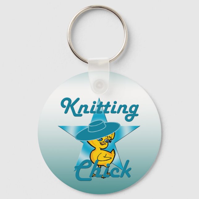 Kitting Chick #7 Nyckelring (Framsida)