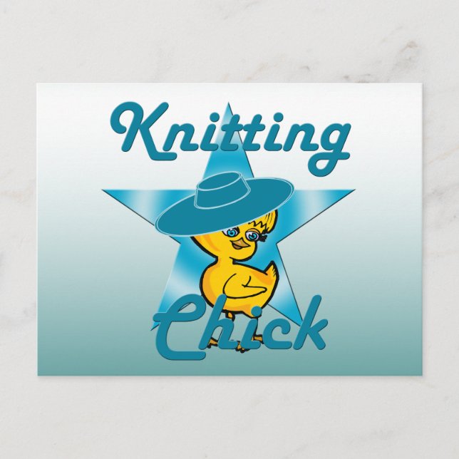 Kitting Chick #7 Vykort (Framsida)