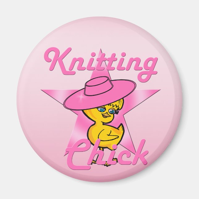 Kitting Chick #8 Magnet (Framsidan)