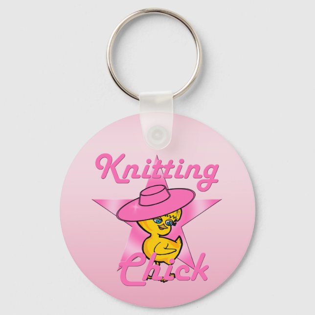 Kitting Chick #8 Nyckelring (Framsida)