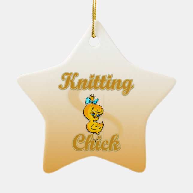 Kitting Chick Julgransprydnad Keramik (Framsidan)