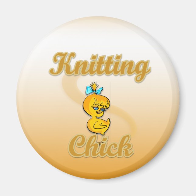 Kitting Chick Magnet (Framsidan)