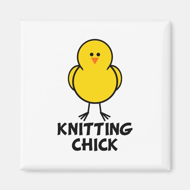 Kitting Chick Magnet (Framsidan)