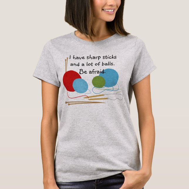 Kitting Humor T-shirt (Framsida)