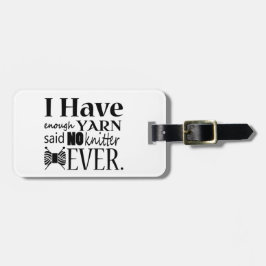 Kitting - Inte tillräckligt många garnbåtar Bagagebricka