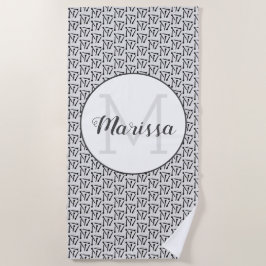 Kitting Nål Garn Crafts Namn / Initial