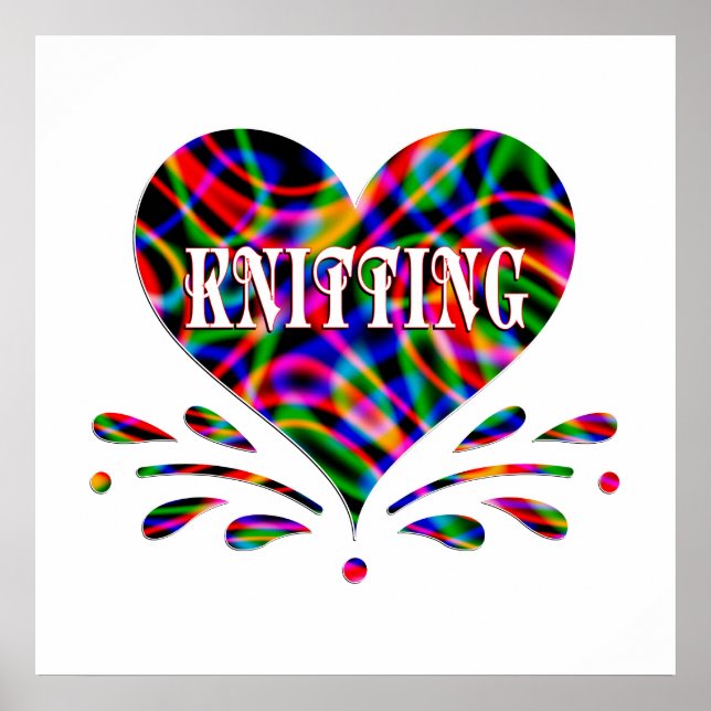 Kitting Roligt Heart Poster (Framsidan)