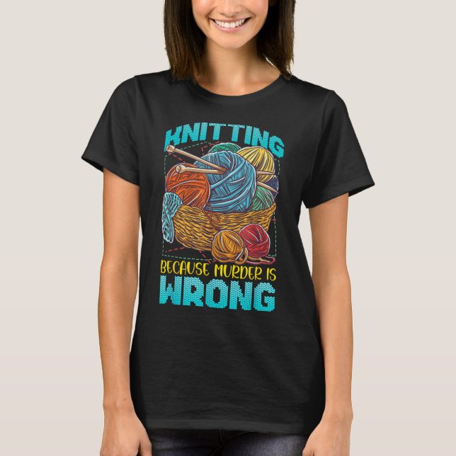 Kitting-skjortor för kvinnor, nuny garneringsoffer t shirt (Framsida)