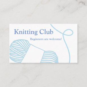 Kitting Yarn Standard, 3,5 tum x 2,0 tum Affärskor Visitkort