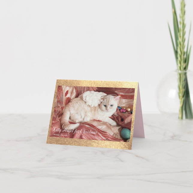 Kitty Angel for Christmas Meddelande (Framsida)