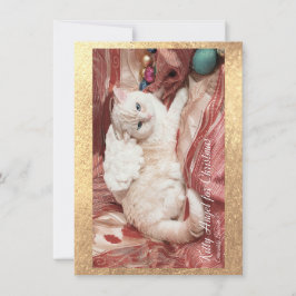 Kitty Angel till jul Anteckningskort