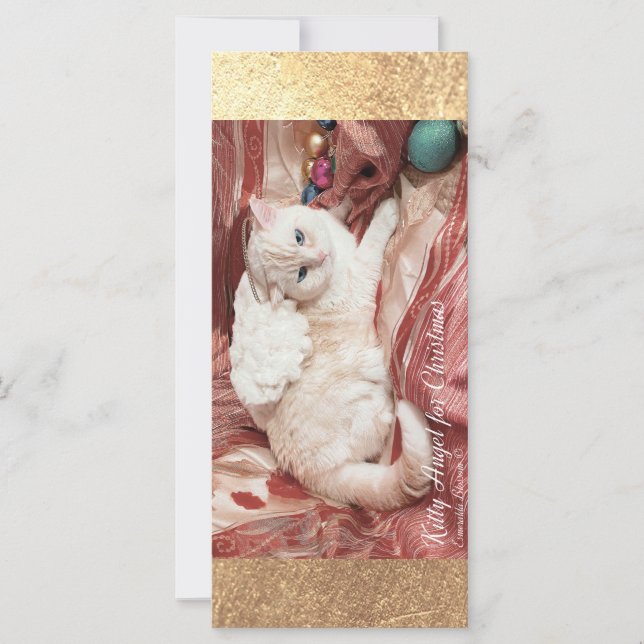 Kitty Angel till jul Kort (Framsida)