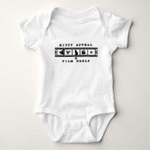 Kitty Appeal & Film Reels Baby Onesie (Vit)