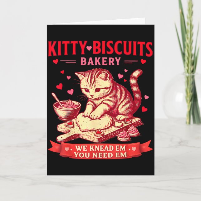 Kitty Biscuits Bageri Vi Knådar Dom Du Behöver Dom Kort (Framsida)