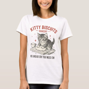 Kitty Biscuits Bakery   Roligt Kattbakningsskämt T Shirt