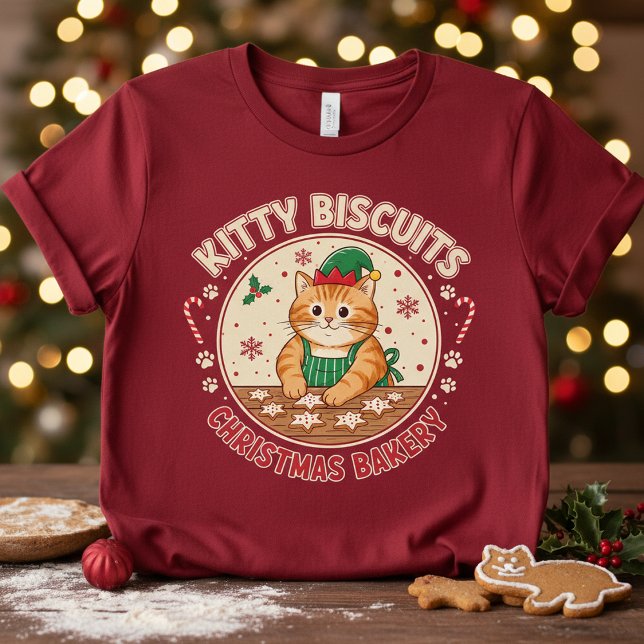 Kitty biscuits christmas Bakery Cat meme T-Shirt (Skapare uppladdad)