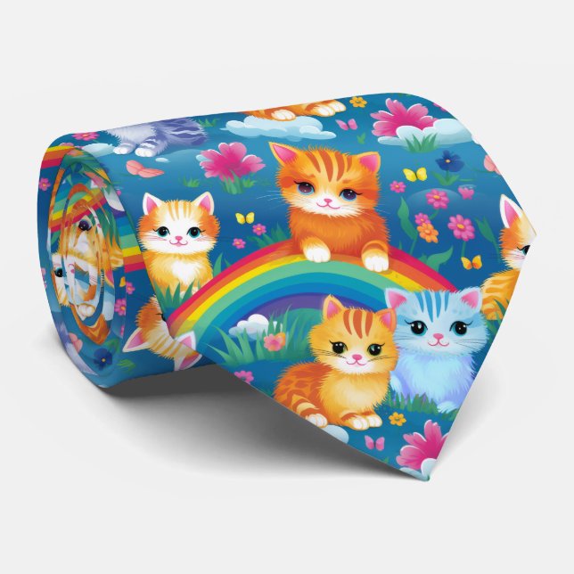 Kitty Cats on Rainbows Cute and Colorful Slips (Rullad)