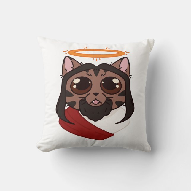 Kitty Christ Cushion Kudde (Framsida)