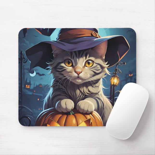 Kitty Halloween Musmatta (Med mus)