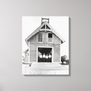 Kitty Hawk livräddningsstation, 1902 Canvastryck