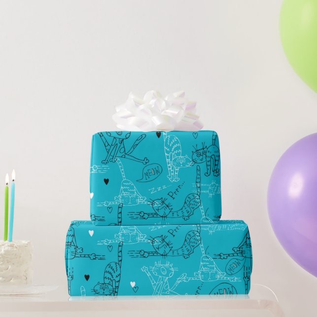 Kitty Kat Antics Presentpapper (Festgåvor)