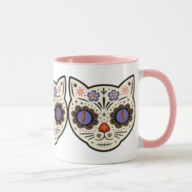 Kitty Kat Socker Skalle Mugg (Höger)