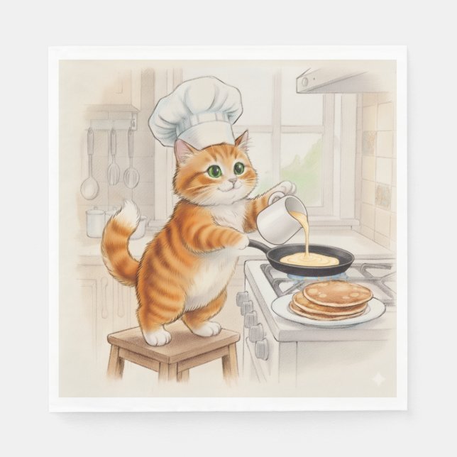 Kitty Kitchen, Napkins Pappersservett (Framsidan)