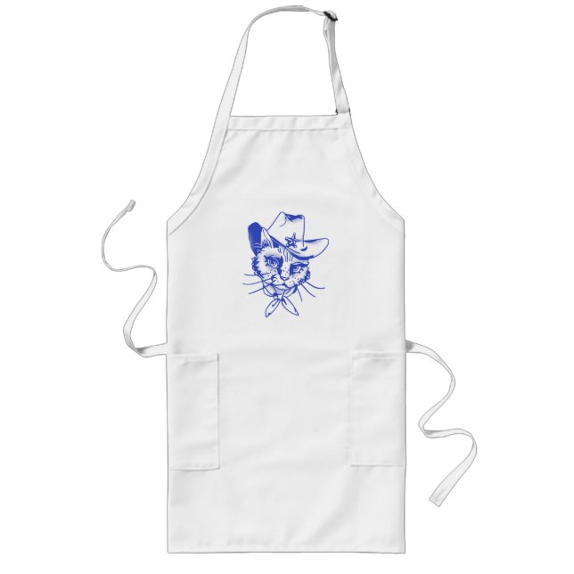 Kitty Long Apron Långt Förkläde (Framsidan)