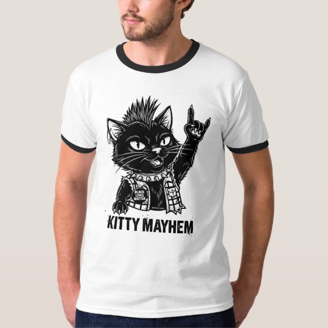 Kitty Mayhem T Shirt (Framsida)
