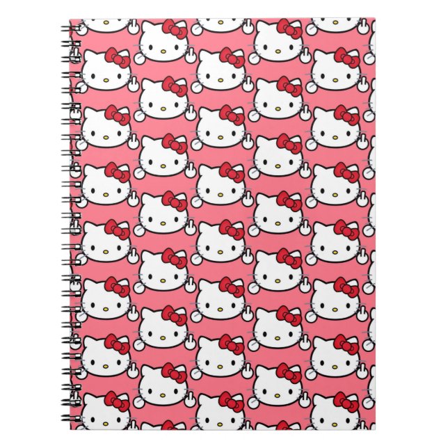 Kitty Notebook Anteckningsbok (Framsidan)