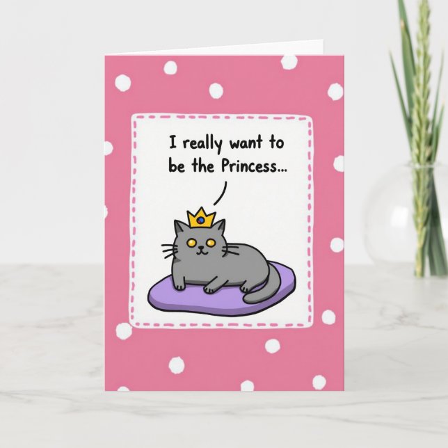 Kitty Prince Mors Dagskort Kort (Framsida)