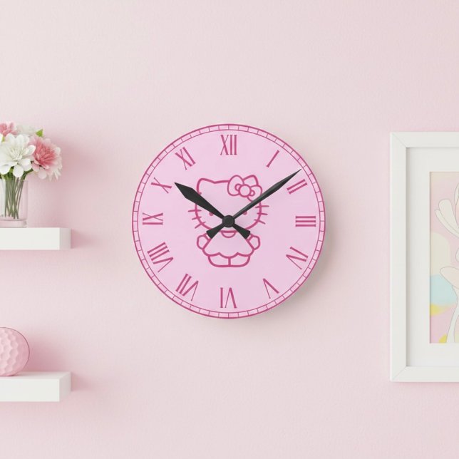Kitty Rund Klocka (Skapare uppladdad)