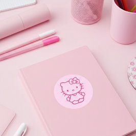 Kitty Runt Klistermärke