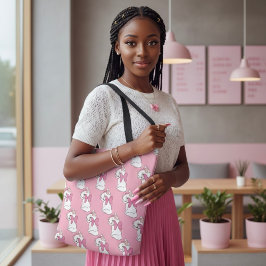 Kitty Tote Bag Tygkasse