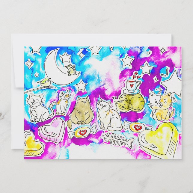 Kitty Valentine Julkort (Framsida)