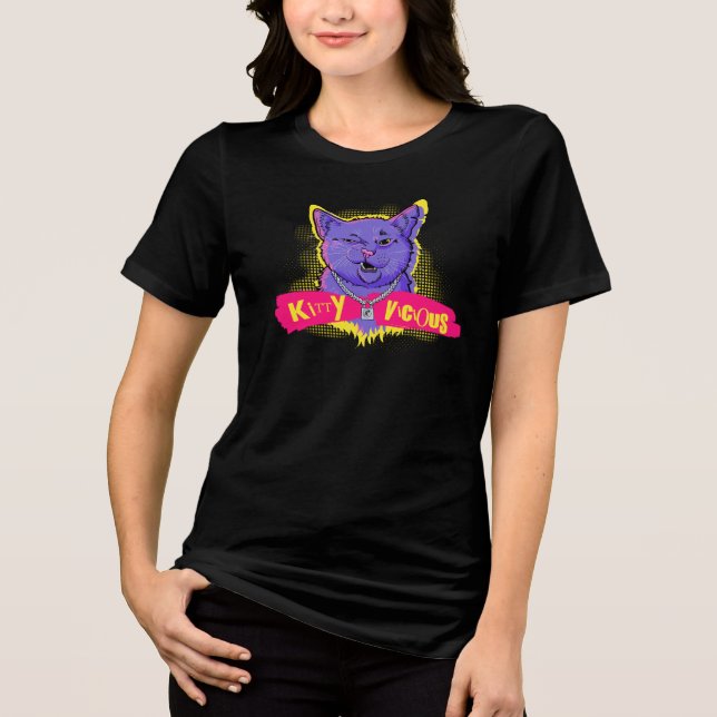 Kitty Vicious  T Shirt (Framsida)