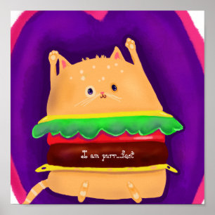 Kittyburger Poster