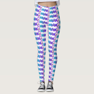 kittydoglogotypdamasker leggings