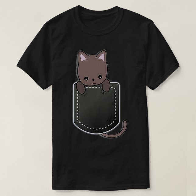 KittyinPocketDesign-katterKittenKattKat T Shirt (Design framsida)
