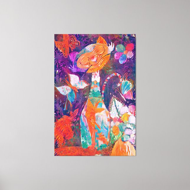 KittyQ Canvastryck (Framsida)