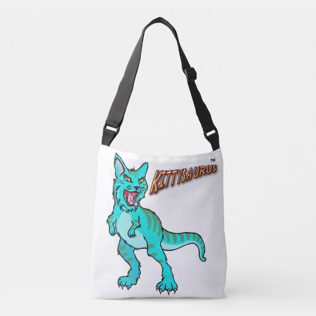 KITTYSAURUS™ HANDVÄSKA AXELVÄSKA (Framsida)